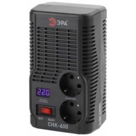 СНК-600 ЭРА Стабилизатор напр. компакт, 160-260В/220В, 600ВА (8/240) ‎