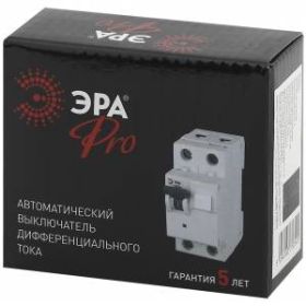 ЭРА Pro Автоматический выключатель дифференциального тока NO-901-82 АВДТ 63 C16 30мА 1P+N тип A (90/2160) ‎
