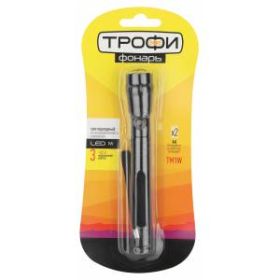 TM1W Фонарь Трофи 1x1W LED, алюм, 2хАА, бл (24/144/2592) ‎