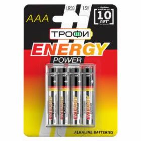 Батарейки Трофи LR03-8BL ENERGY POWER Alkaline (80/640/40960) ‎/ Б0012581