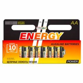 Батарейки Трофи LR6-12BL ENERGY POWER Alkaline (336/672/16128) ‎/ Б0009331