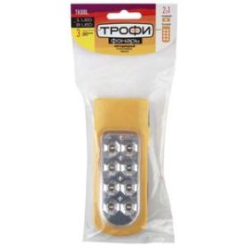 TKB8L Фонарь Трофи 2 в1 8LED +1LED, пластик, 3xAA, полиб (25/300/2400) ‎