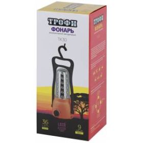 TK30 Фонарь Трофи Акку 4V1.8Ah, 36xLED, ЗУ 220V, карт (15/30/240) ‎