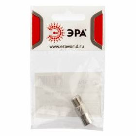 Переходник ЭРА Simple RS-A02-1 гнездо F-гнездо TV 1 шт ‎