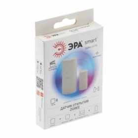 Датчик открытия ЭРА DM-02 для дома, беспроводной, на батарейках, SMART Zigbee ‎