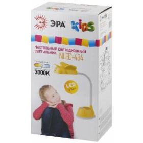 ЭРА наст.светильник NLED-434-6W-Y желтый (16/96) ‎