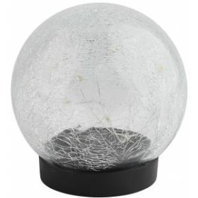 ERASF012-24 ЭРА Садовый светильник Шар на солнечной батарее, 15 LED 15 cм (12/144) ‎