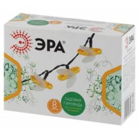 ERASG024-03 ЭРА Садовая гирлянда Пчелки на солнечной батарее, 5,8 м (24/432) ‎