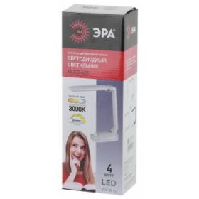 ЭРА наст.светильник NLED-425-4W-W белый (30/360) ‎