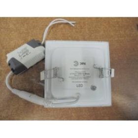LED 2-6-4K eco Светильник ЭРА светодиодный квадратный LED 6W 220V 4000K (40/960) ‎