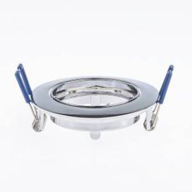 KL1A CH /1 Светильник ЭРА литой простой пов. MR16,12V/220V, 50W хром (100/2100) ‎