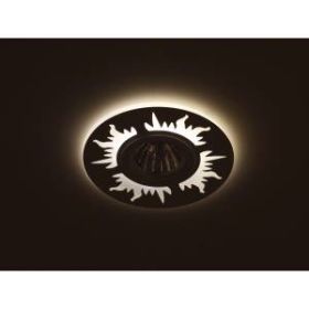 DK LD30 WH /1 Светильник ЭРА декор cо светодиодной подсветкой MR16, 220V, max 11W, белый (50/1500) ‎