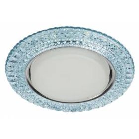 DK LD26 BL/WH Светильник ЭРА декор cо светодиодной подсветкой Gx53, голубой (50/800) ‎