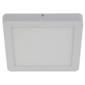 LED 9-18-4K Светильник ЭРА светодиодный квадратный накладной LED 18W 220V 4000K, белый (10/350) ‎/ Б0031159