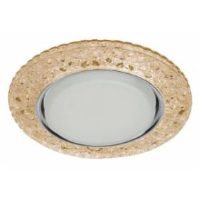 DK LD25 CHP/WH Светильник ЭРА декор cо светодиодной подсветкой Gx53, шампань (50/800) ‎