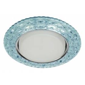 DK LD24 BL/WH Светильник ЭРА декор cо светодиодной подсветкой Gx53, голубой (50/800) ‎