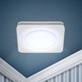 KL LED 13-7 WH Светильник ЭРА светодиодный квадратный 7W 4000K, белый (50/900) ‎