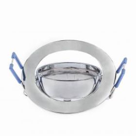 KL1A CH /1 Светильник ЭРА литой простой пов. MR16,12V/220V, 50W хром (100/2100) ‎