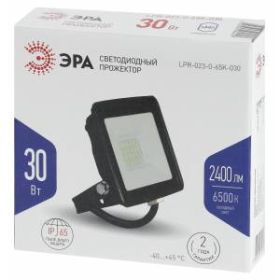 Прожектор светодиодный уличный ЭРА LPR-023-0-65K-030 30Вт 6500K 2400Лм 103х99х23,5 ‎