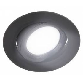 KL LED 22A-5 4K BK Светильник ЭРА Светильник ЭРА светодиодный круглый поворотн. LED SMD 5W 4000K, черный (100/1600) ‎