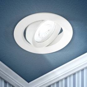 KL LED 22A-5 4K WH Светильник ЭРА светодиодный круглый поворотн. LED SMD 5W 4000K, белый (100/1600) ‎