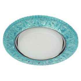 DK LD22 BL/WH Светильник ЭРА декор cо светодиодной подсветкой Gx53, голубой (50/800) ‎