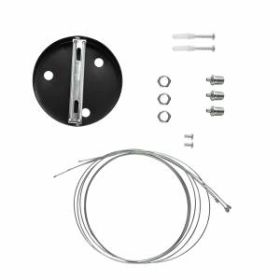 Светильник светодиодный Geometria ЭРА Ring SPO-134-B-40K-056 56Вт 4000К 4200Лм IP40 800*800*80 черный подвесной ‎