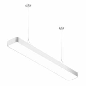 Светильник светодиодный Geometria ЭРА Block SPO-111-W-40K-060 60Вт 4000К 7200Лм IP40 1200*300*60 белый подвесной ‎