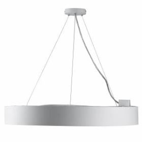 Светильник светодиодный Geometria ЭРА Ring SPO-134-W-40K-056 56Вт 4000К 4200Лм IP40 800*800*80 белый подвесной ‎