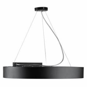 Светильник светодиодный Geometria ЭРА Ring SPO-134-B-40K-056 56Вт 4000К 4200Лм IP40 800*800*80 черный подвесной ‎