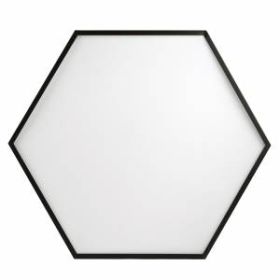 Светильник светодиодный Geometria ЭРА Hexagon SPO-121-B-40K-038 38Вт 4000К 4000Лм IP40 600*600*80 черный подвесной ‎