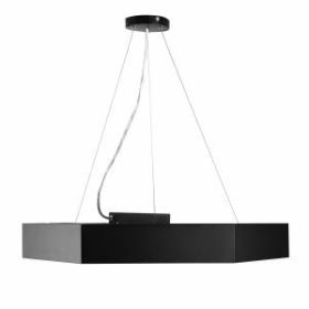 Светильник светодиодный Geometria ЭРА Hexagon SPO-121-B-40K-038 38Вт 4000К 4000Лм IP40 600*600*80 черный подвесной ‎