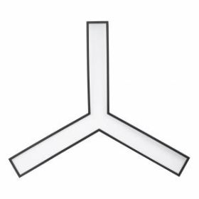 Светильник светодиодный Geometria ЭРА Igrek SPO-143-B-40K-056 56Вт 4000К 3700Лм IP40 900*900*80 черный подвесной ‎