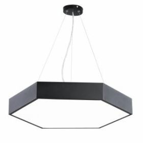 Светильник светодиодный Geometria ЭРА Hexagon SPO-121-B-40K-038 38Вт 4000К 4000Лм IP40 600*600*80 черный подвесной ‎
