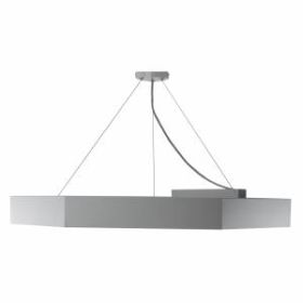 Светильник светодиодный Geometria ЭРА Hexagon SPO-121-W-40K-038 38Вт 4000К 4000Лм IP40 600*600*80 белый подвесной ‎