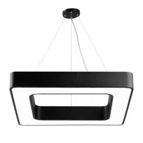 Светильник светодиодный Geometria ЭРА Quadro SPO-161-B-40K-060 60Вт 4000К 5500Лм IP40 600*600*80 черный подвесной ‎