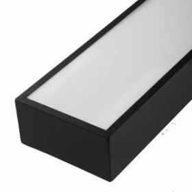 Светильник светодиодный Geometria ЭРА Block SPO-116-B-40K-024 24Вт 4000К 1750Лм IP40 1200*70*50 черный подвесной ‎