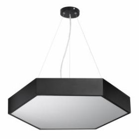 Светильник светодиодный Geometria ЭРА Hexagon SPO-121-B-40K-038 38Вт 4000К 4000Лм IP40 600*600*80 черный подвесной ‎