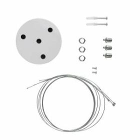 Светильник светодиодный Geometria ЭРА Ring SPO-134-W-40K-056 56Вт 4000К 4200Лм IP40 800*800*80 белый подвесной ‎