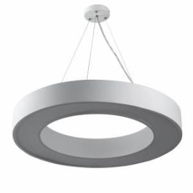 Светильник светодиодный Geometria ЭРА Ring SPO-134-W-40K-056 56Вт 4000К 4200Лм IP40 800*800*80 белый подвесной ‎