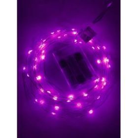 ENIN -5NP ЭРА Гирлянда LED Нить 5 м сиреневый свет, АА (100/2500) ‎