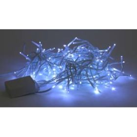 ENIN - WC ЭРА Гирлянда LED Мишура 3,9 м белый провод, холодный свет, 220V (24/576) ‎