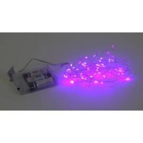 ENIN -5NP ЭРА Гирлянда LED Нить 5 м сиреневый свет, АА (100/2500) ‎