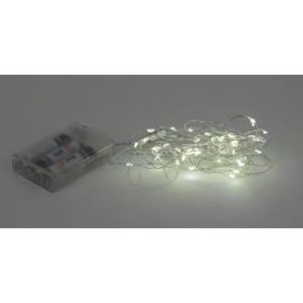 ENIN -5NW ЭРА Гирлянда LED Нить 5 м теплый свет, АА (100/2500) ‎