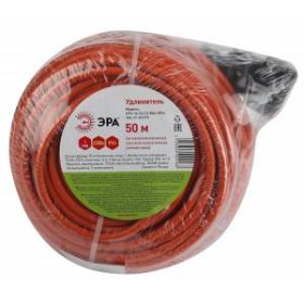ЭРА Удлинитель силовой UPx-1e-3x1.5-50m-IP44 в бухте c/з 1 гн 50м ПВС 3х1.5 (3/72) ‎