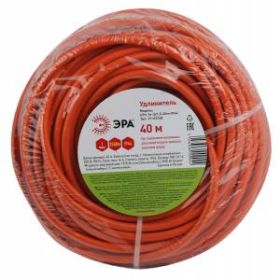 ЭРА Удлинитель силовой UPx-1e-3x1.5-40m-IP44 в бухте c/з 1 гн 40м ПВС 3х1.5 (3/72) ‎