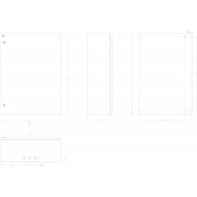 ЭРА SIMPLE ЩМП-4-0 76 УХЛ3 IP31 (800х600х240) (10) ‎