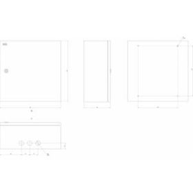 ЭРА SIMPLE ЩМП-05_IP31 (400х400х175) (42) ‎