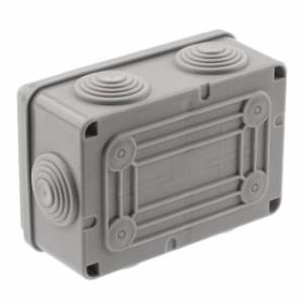 Распаячная коробка ЭРА KORv-120-80-50-6g открытой установки на винтах 6 гермовводов IP55 ‎