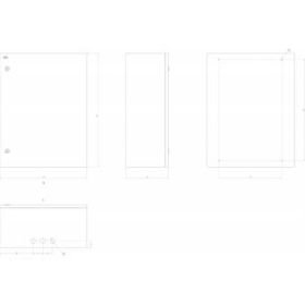 ЭРА SIMPLE ЩМП-3-0 76 У2 IP54 (650х500х240) (10) ‎